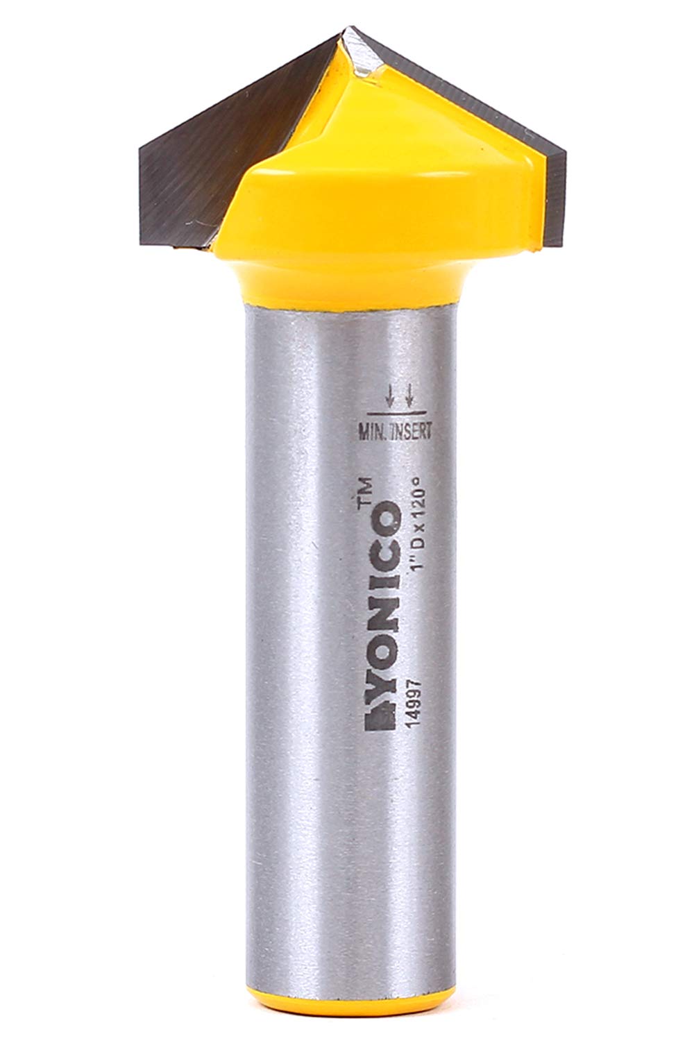 Yonico 32012-SC Fresa A Spirale 1/8 Pollice - Punta In Carburo Per CNC E Router Su Plastica E Alluminio