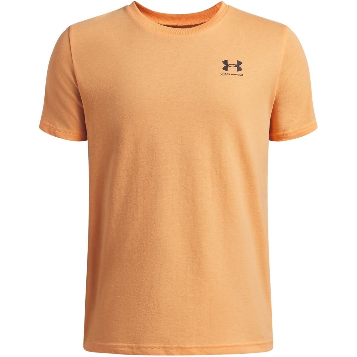 Under Armour B Sportstyle LC SS - Orange Bloc, Black - YXS