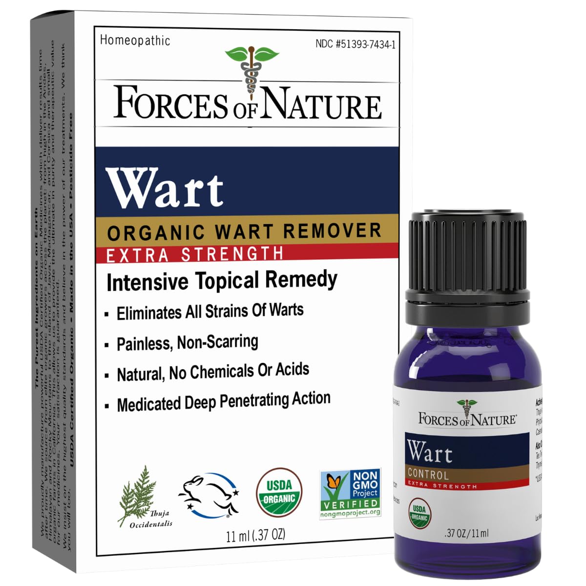 Forces of Nature Wart Control Pharmaceutical Strength- 11ml