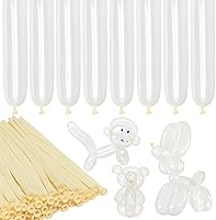 Vista 13 de 260 globos blancos largos para animales de globo, 100 globos giratorios para guirnalda de globos, animales, modelado, cumpleaños, boda, decoración