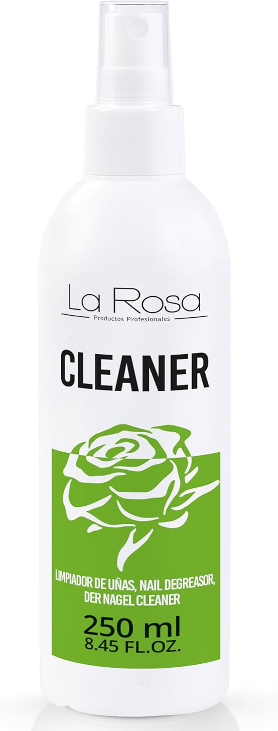 LaRosa Nagelreiniger 250ml SPRAY – Voor het verwijderen van de plaklaag van gel, Nagelcleaner, Nail Cleaner, met een frisse limoengeur