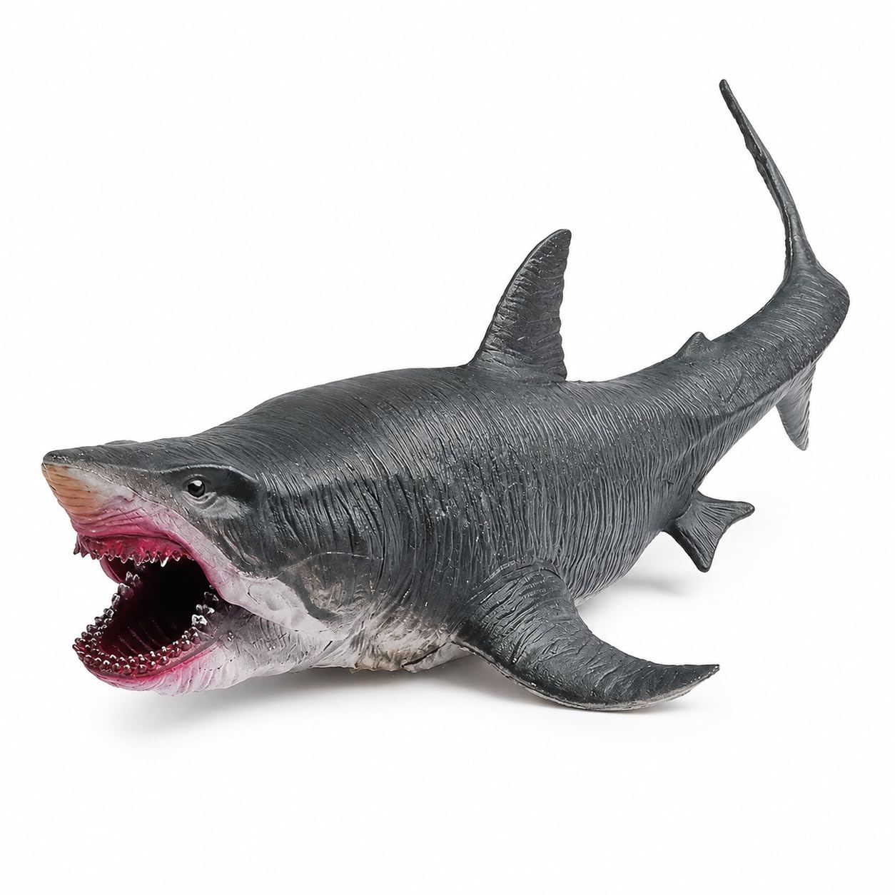 Megalodon Toy Action Figure, Realistic Megalodon Shark Toys for Kids, 30 CM Megaladon Toy for Play and Display, Jurassic Rebirth Dino Toys for Boys & Girls (Megalodon)-picture-13