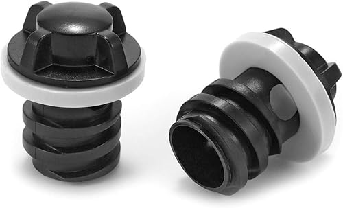 Tapones de drenaje compatibles con la línea de enfriadores RoadieTundra y tanques de Yeti, accesorios de diseño a prueba de fugas (paquete de 2)