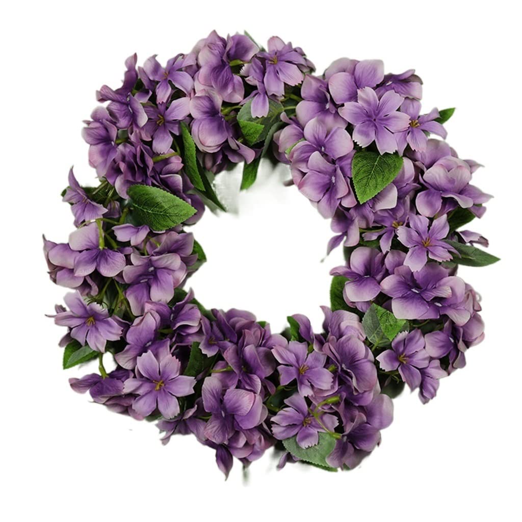 Couronne de Simulation de américain Violet Pendentif Décoration Linteau Fenêtre