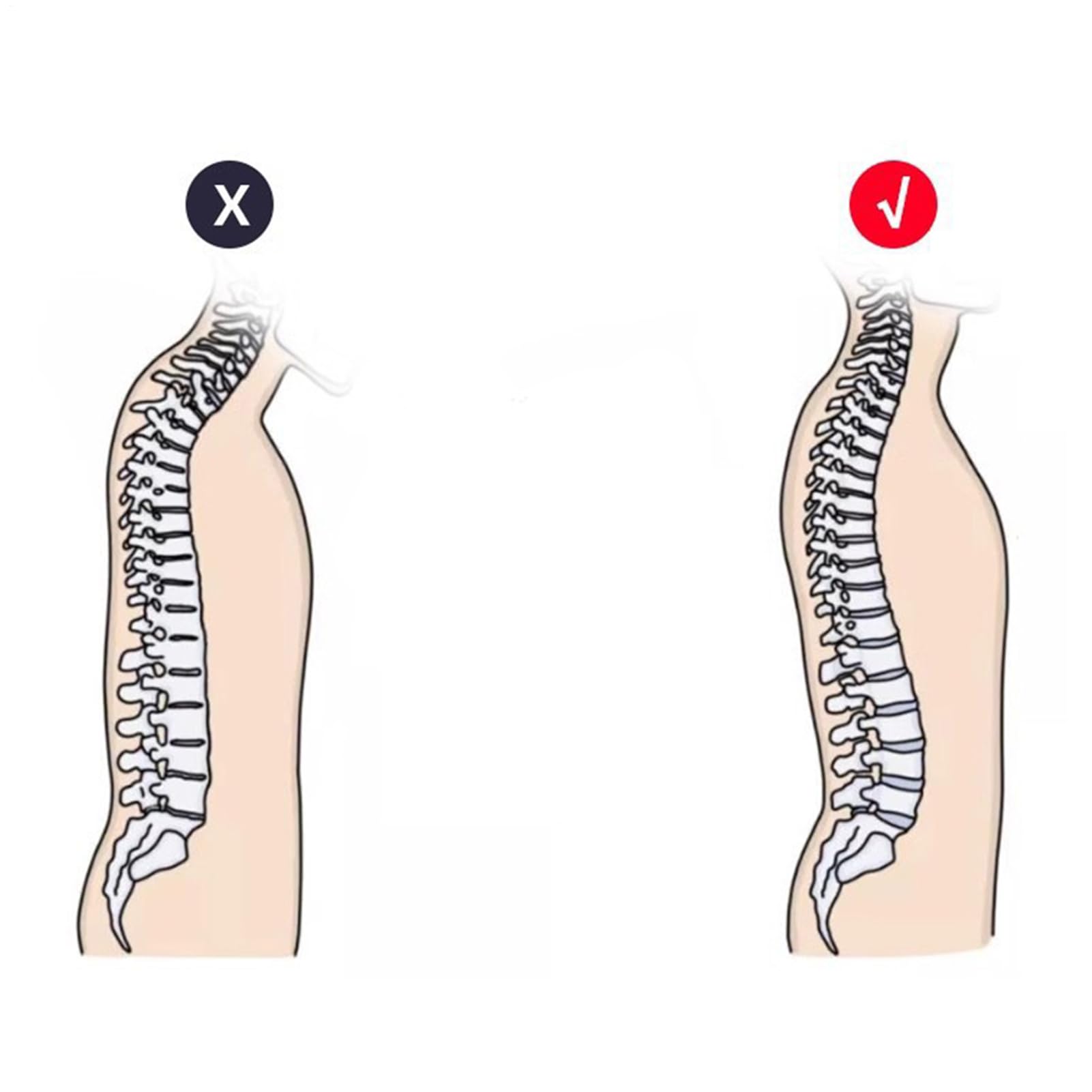 Rückendehner, verstellbar, 4 Ebenen, Massagebrett für den Rücken – für Fitness, Muskelregeneration, Zuhause, Yoga, Pilates, Erwachsene