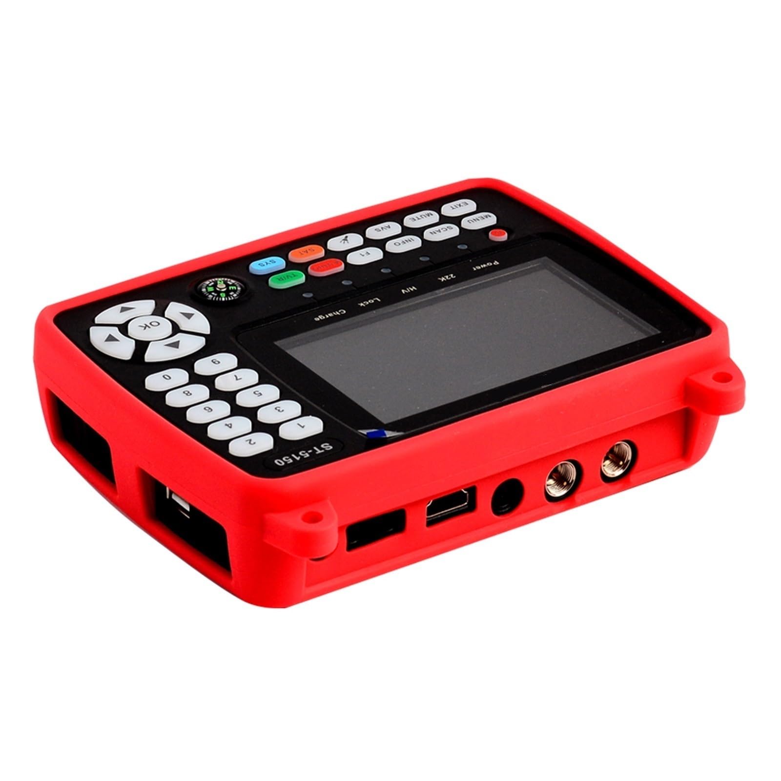 Satlink DVB-S2 + DVB-C + DVB-T2 Combo MPEG4 HD H.265 Détecteur De Satellite HEVC MPEG-4 QPSK 8PSK 16APSK 4.3 Pouces TF DéTection PréCise