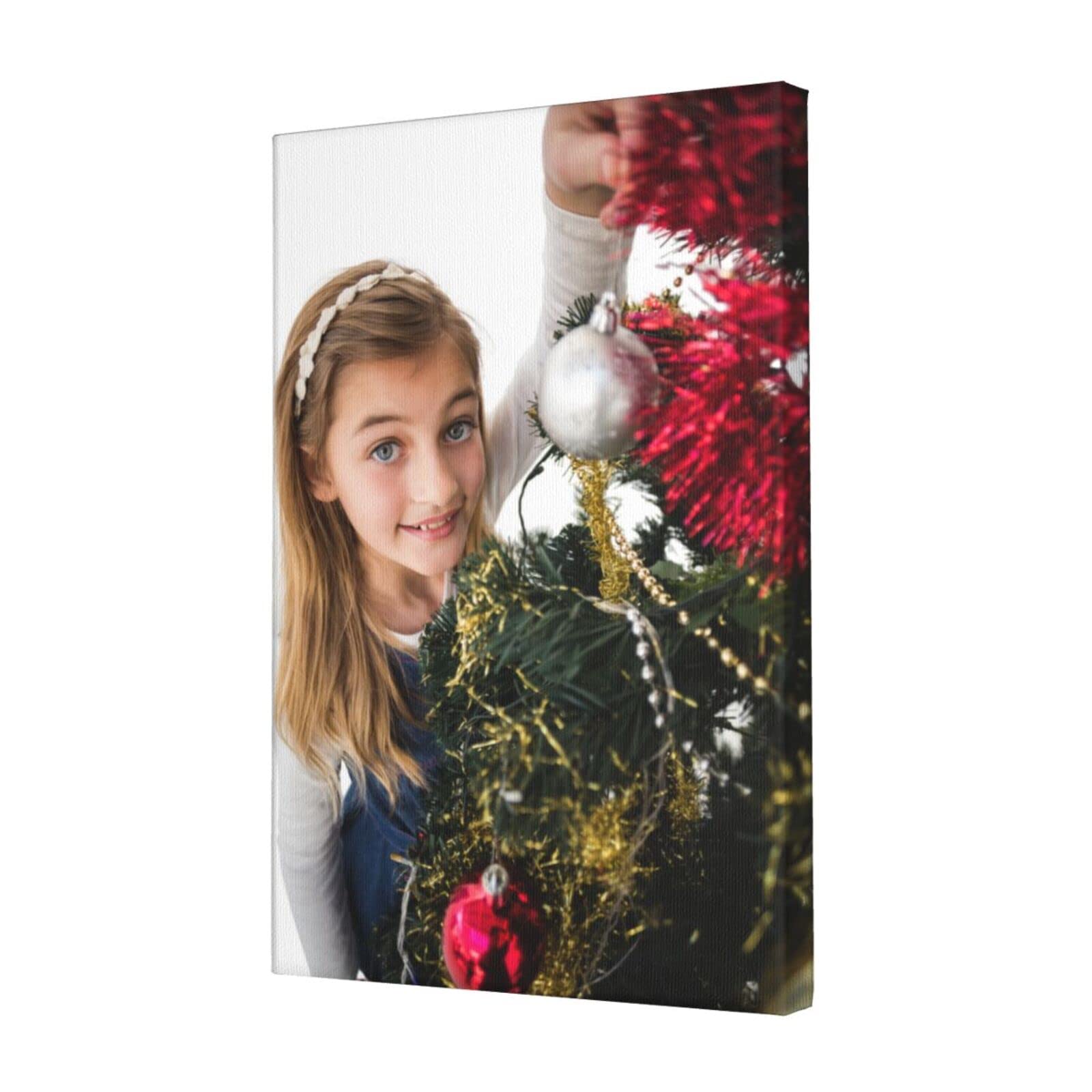 (similar) Qxatwvic Custom Canvas Prints with Your Photos Custom Picture for Bedroom, Living Room, Wedding Personalized Gift (12x18in)