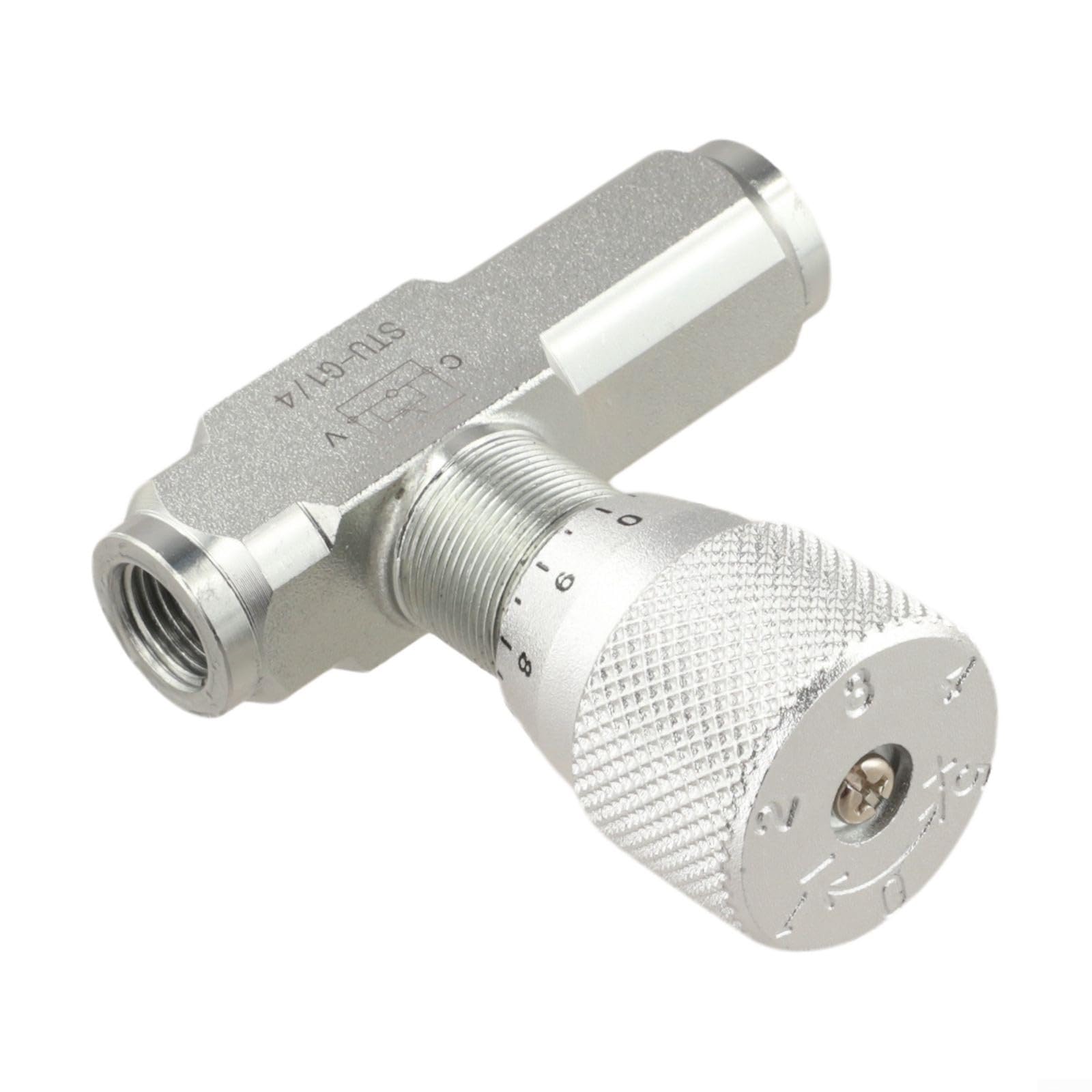 Hydraulisches Durchflussregelventil, 1/4 Zoll, Hochdruck-Drosselklappenregler, 46 GPM für Holzspalter-Systeme (STU-G3/8)