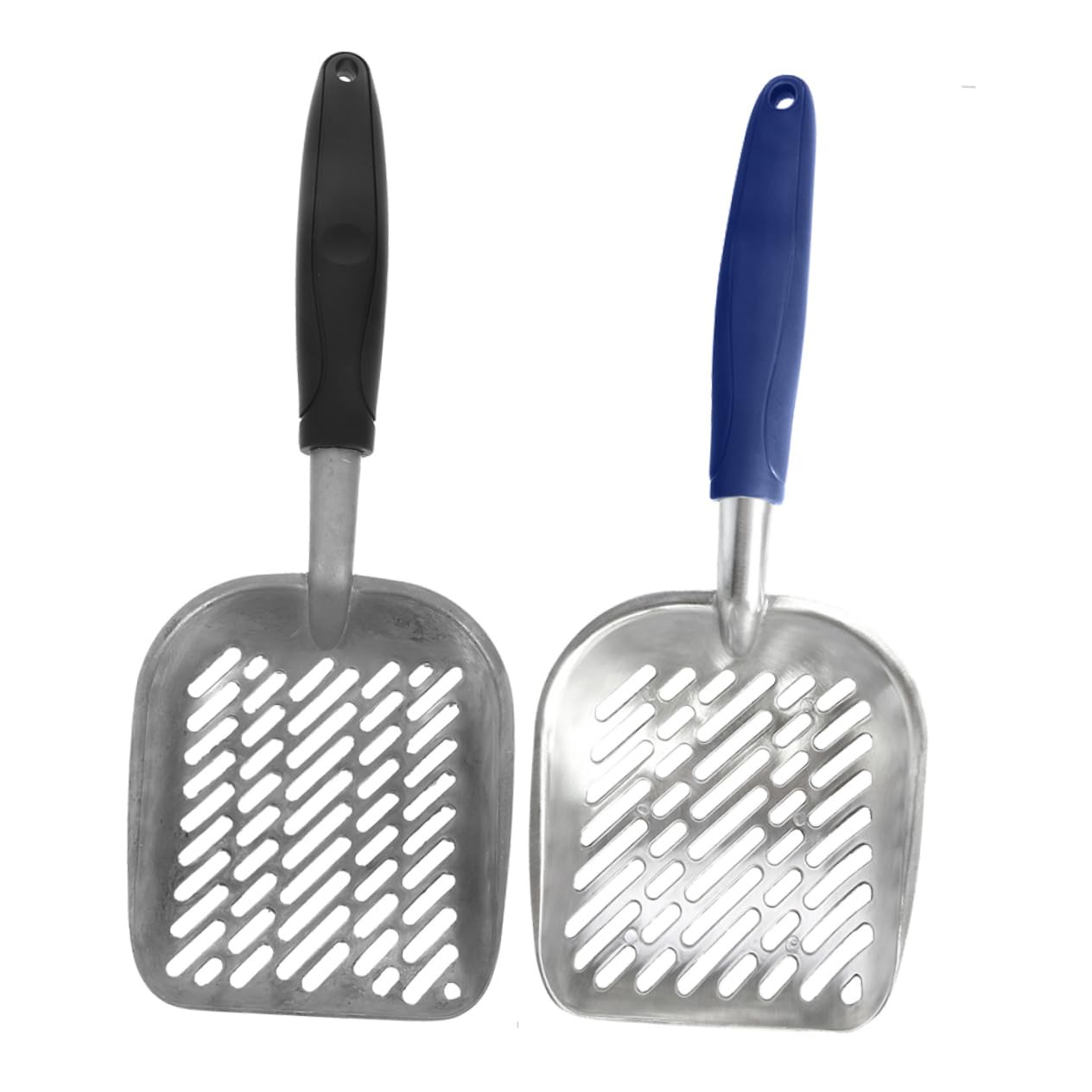Gatuida 2 Lettiera in con Ergonomico Antiscivolo Fori Larghi per Setaccio Strumento Resistente per Pulizia e Duratura