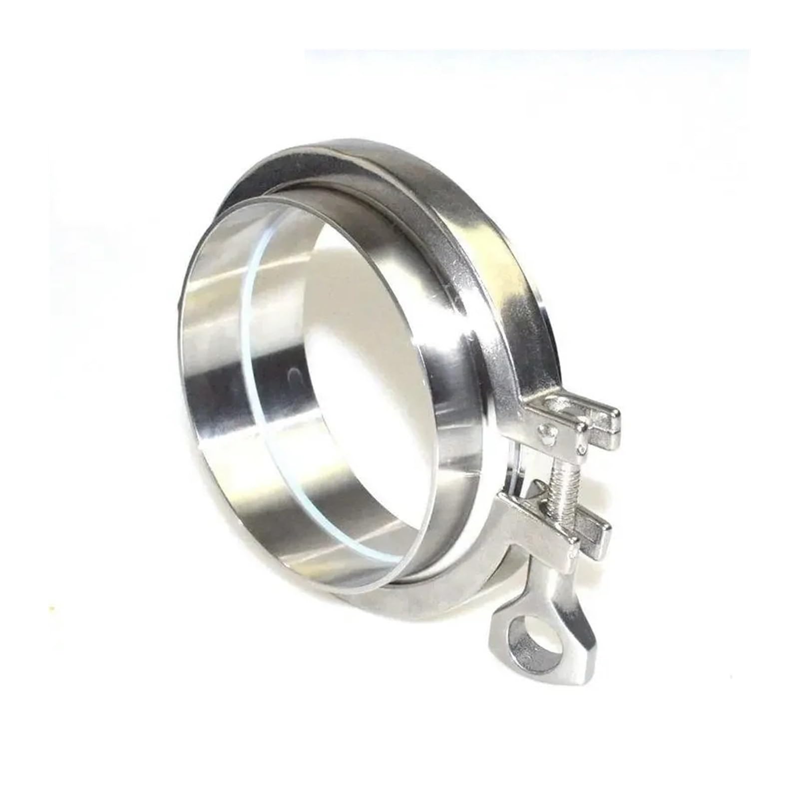 Zaciski do węży, obejmy rur, Triclamp SS Kołnierz sanitarny Złączka spawania Tri Clamp PTFE lub uszczelka silikonowa Stal nierdzewna SUS 304(Ptfe Gasket,45mmK64Clamp)