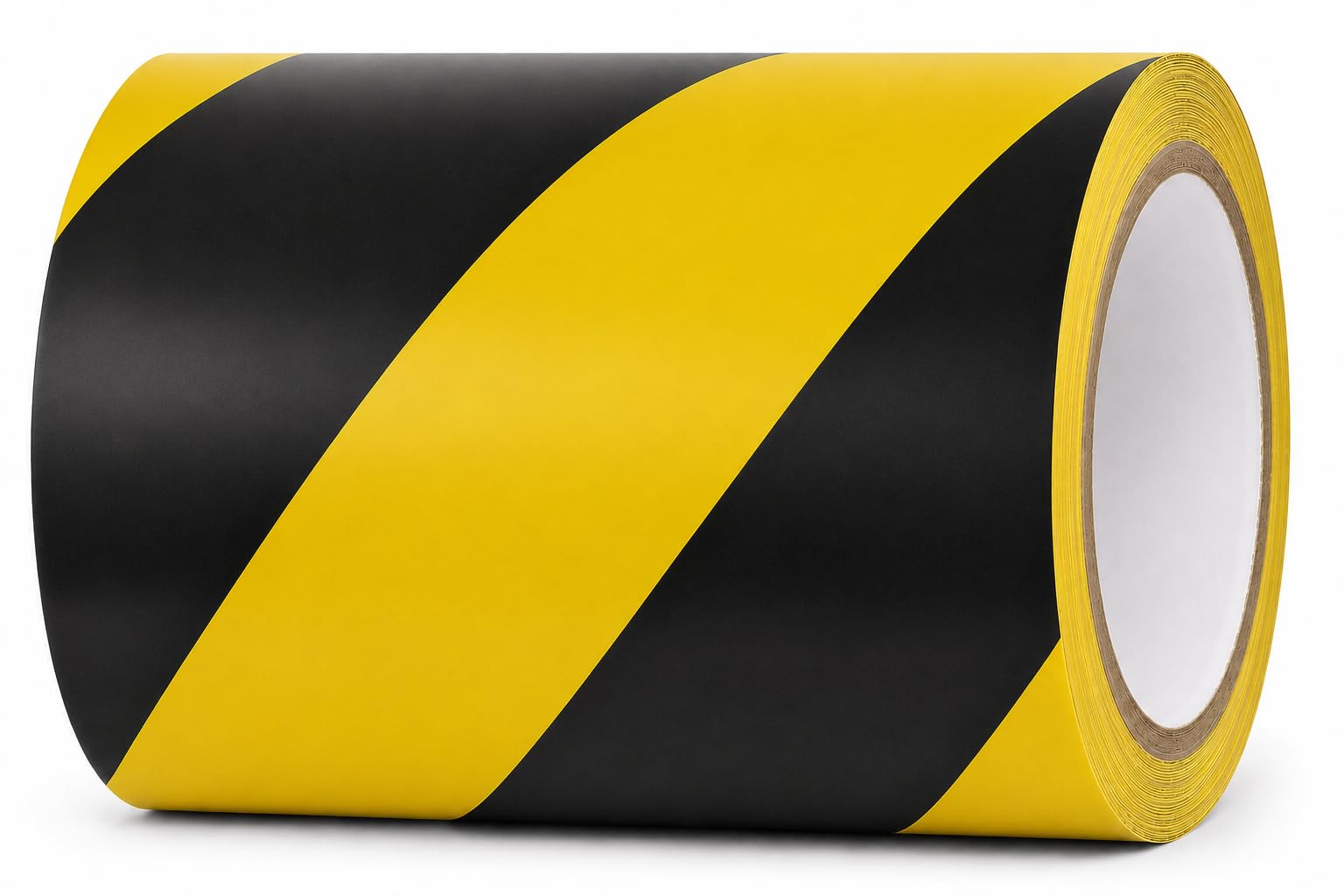 T.R.U. SST-618C Cinta de seguridad de advertencia de peligro, color negro y amarillo, 15,24 cm de ancho x 18 yardas.
