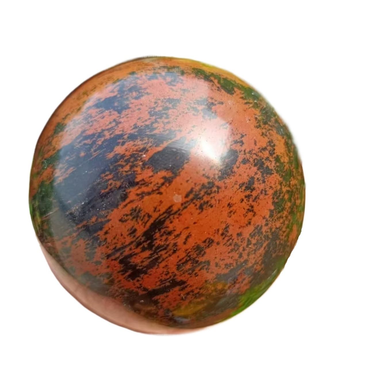 AARTERZZA 1pcs 800-900g Red Mahogany Obsidian Jasper Ball Stone Crystals