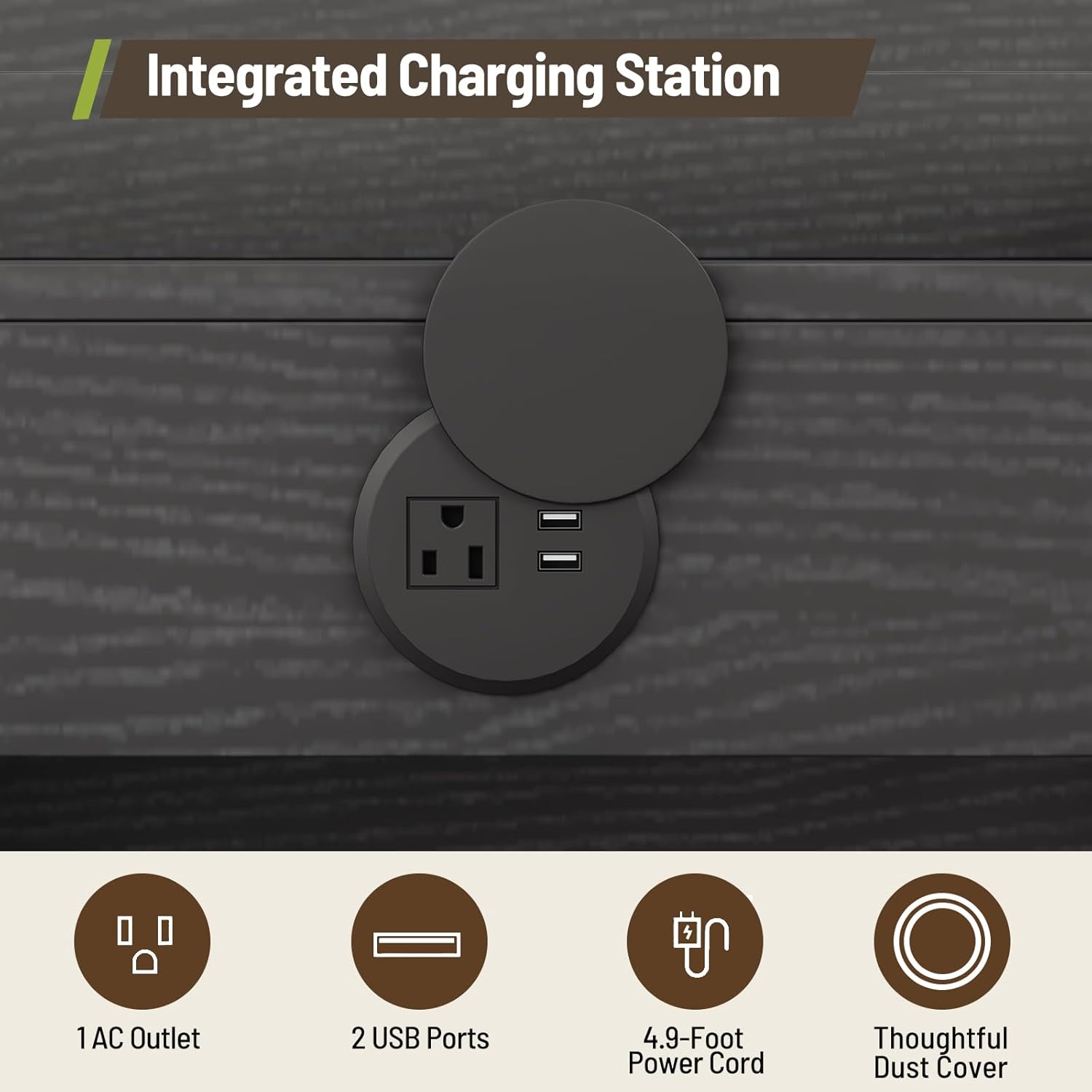 Washer and Dryer Countertop with Charging Station, Heated Blanket 72"x84" Full Size, 2-Titer Large Laundry Countertop with Hooks and Non-Slip Pads, ual-Sided with Soft Flannel & Sherpa Fabric