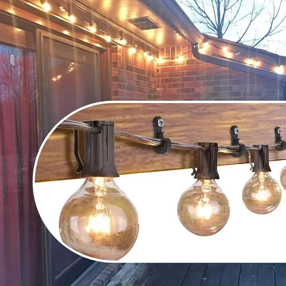 GOIYZTTR 40 Pcs Screw in Hooks Q-Hanger Screw Hooks Festoon Light Hook Outdoor Indoor Lights Holder Hook Used for Hanging String Lights and Potted Plants - Image 4