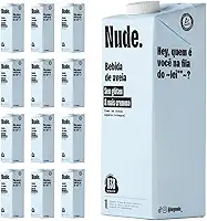 Pack Nude Leite de Aveia Cremoso tipo Integral 1L - Caixa 12 Unidades