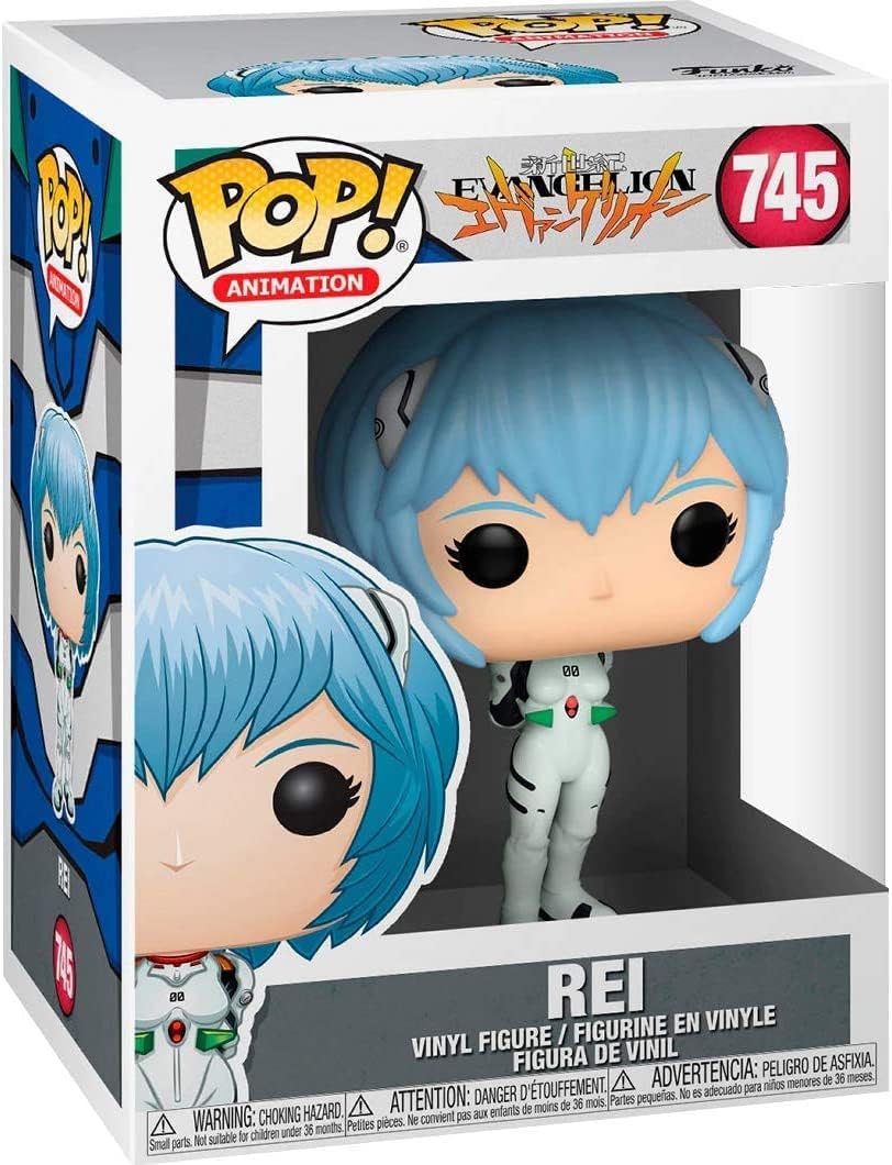 POP Evangelion - Rei Ayanami Funko Vinyl Figure (Bundled with Compatible Box Protector Case)