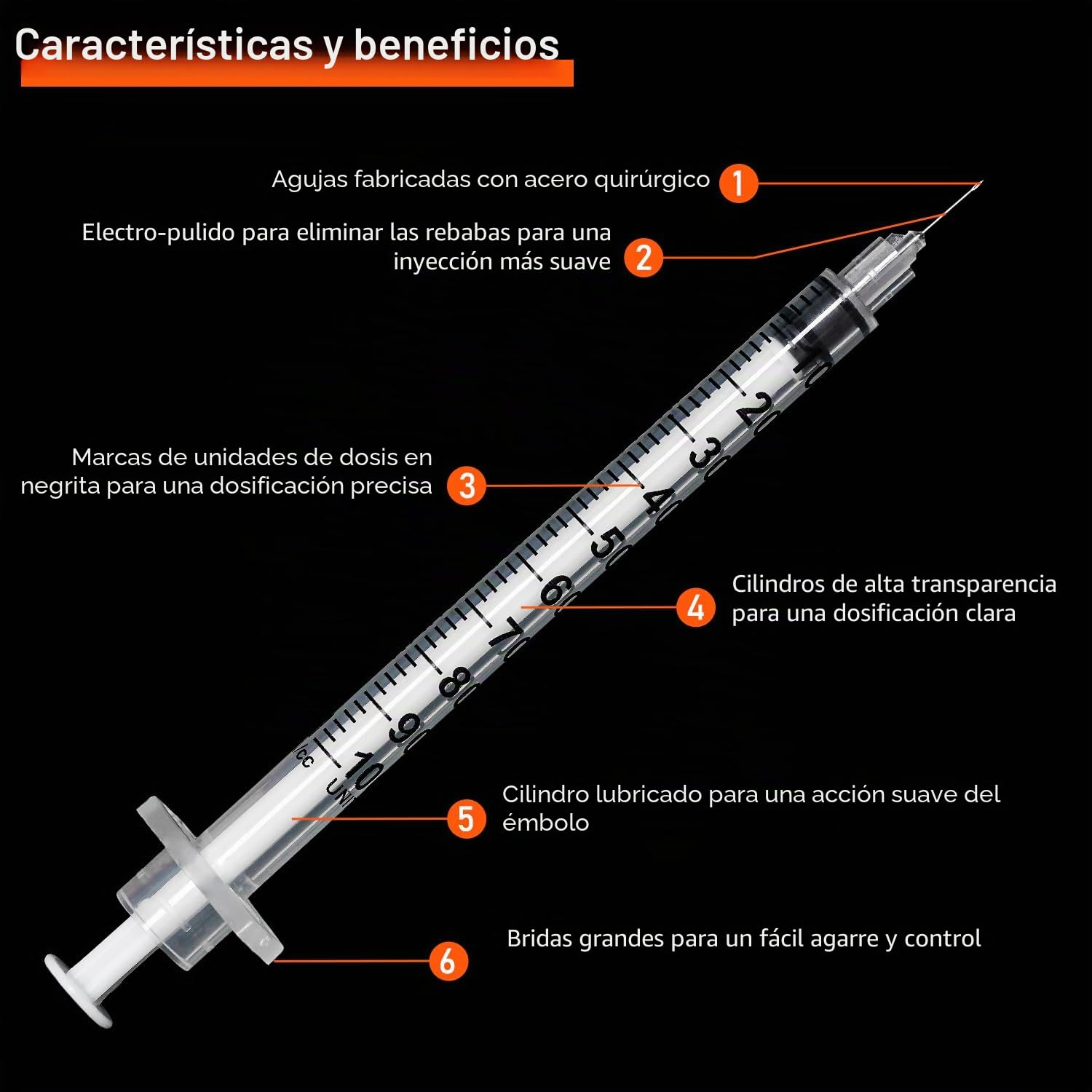 1 ml/cc 31 g x 6 mm de plástico multiusos, herramientas de medición empaquetadas individualmente (1 ml, 20)