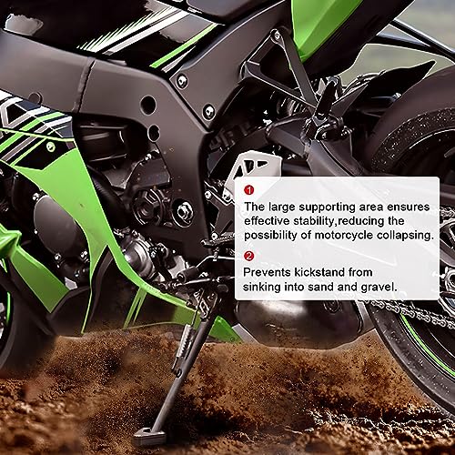 Élargisseur de béquille moto Ninja ZX10R accessoire plaque extension de chaussure de béquille