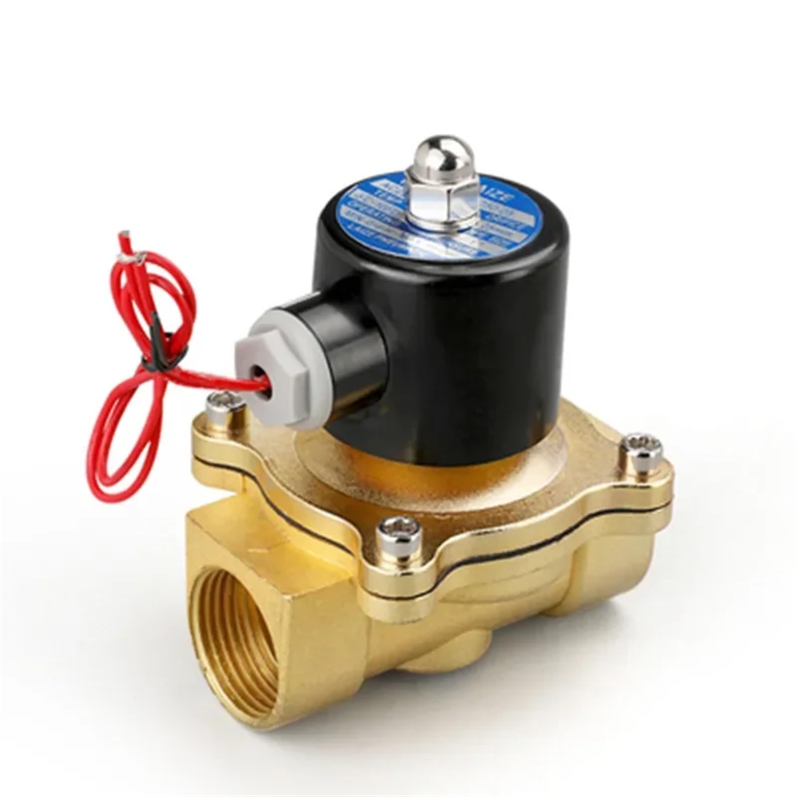 Vsppjyfg Dn50 2" Electric Solenoid Valve Normally Closed Pneumatic For Water Oil Air 12V 24V 220V 110V(Dc12v)