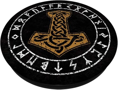 Miniatura 2 de Mjolnir Martillo de Thor  PopSockets Grip y soporte para teléfonos y tabletas