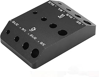 Drill Guide for Cable Railing Kit Lag Screw Fitting Wood Post,Fit 90 Degree Horizontal Deck and 45&30 Degree Angled Stairs...