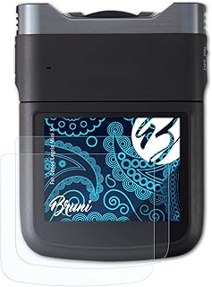 Bruni Screen Protector compatible with Canon Legria Mini X Protector Film, crystal clear Protective Film (2X)