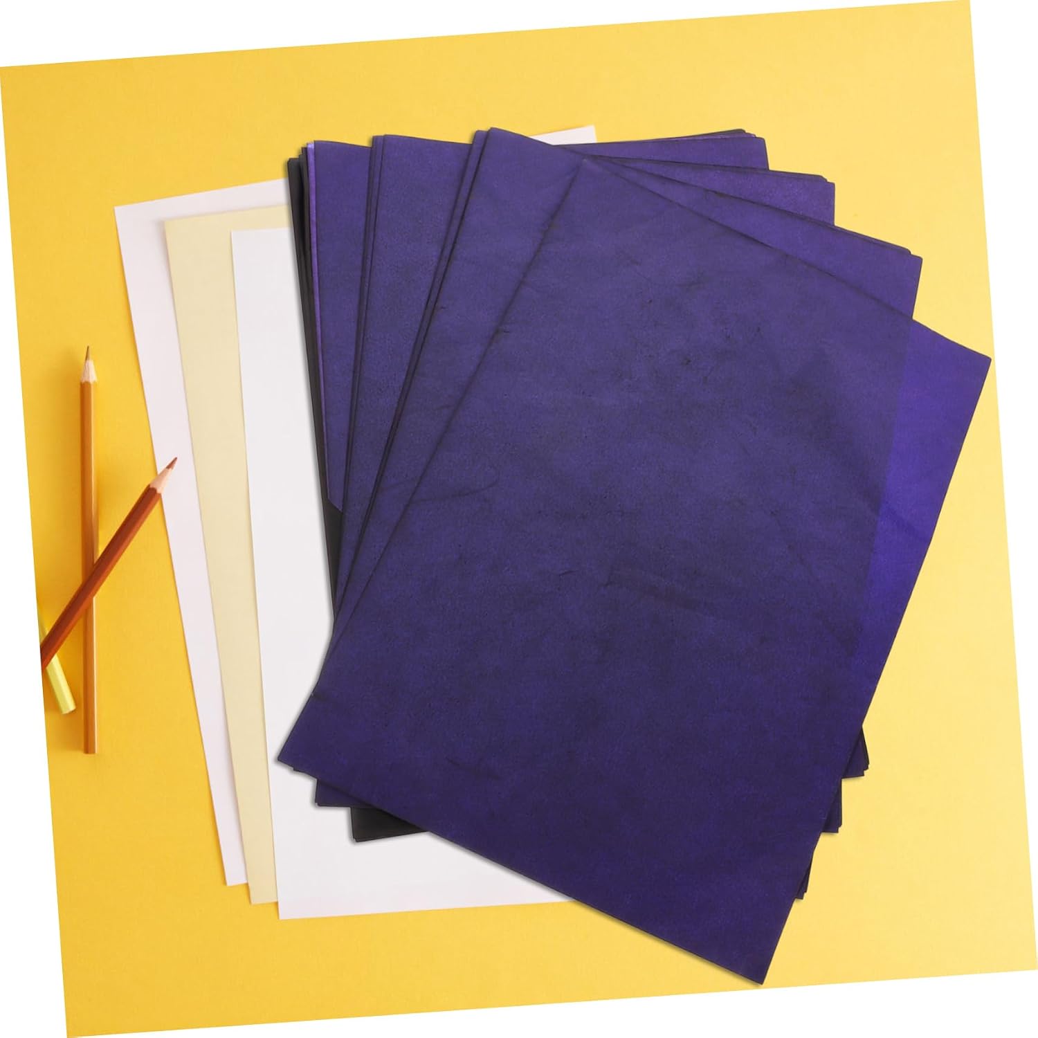 GLEAVI 100sheets One-Sided Tracing Carbon Paper for Drawing for Artists and Crafts Copying Effect for Sketching and Design