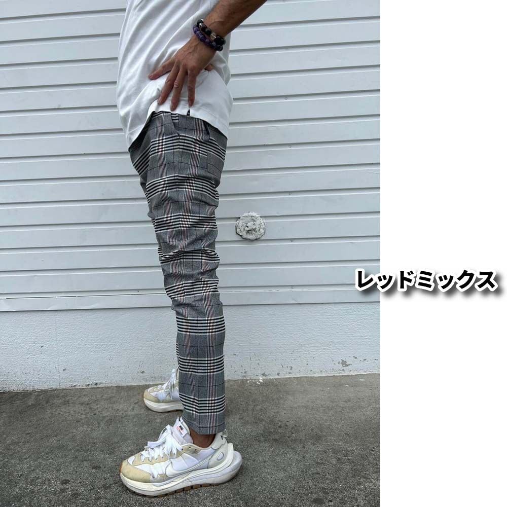 クラブハウスゴルフ イージーパンツ グレンチェック L