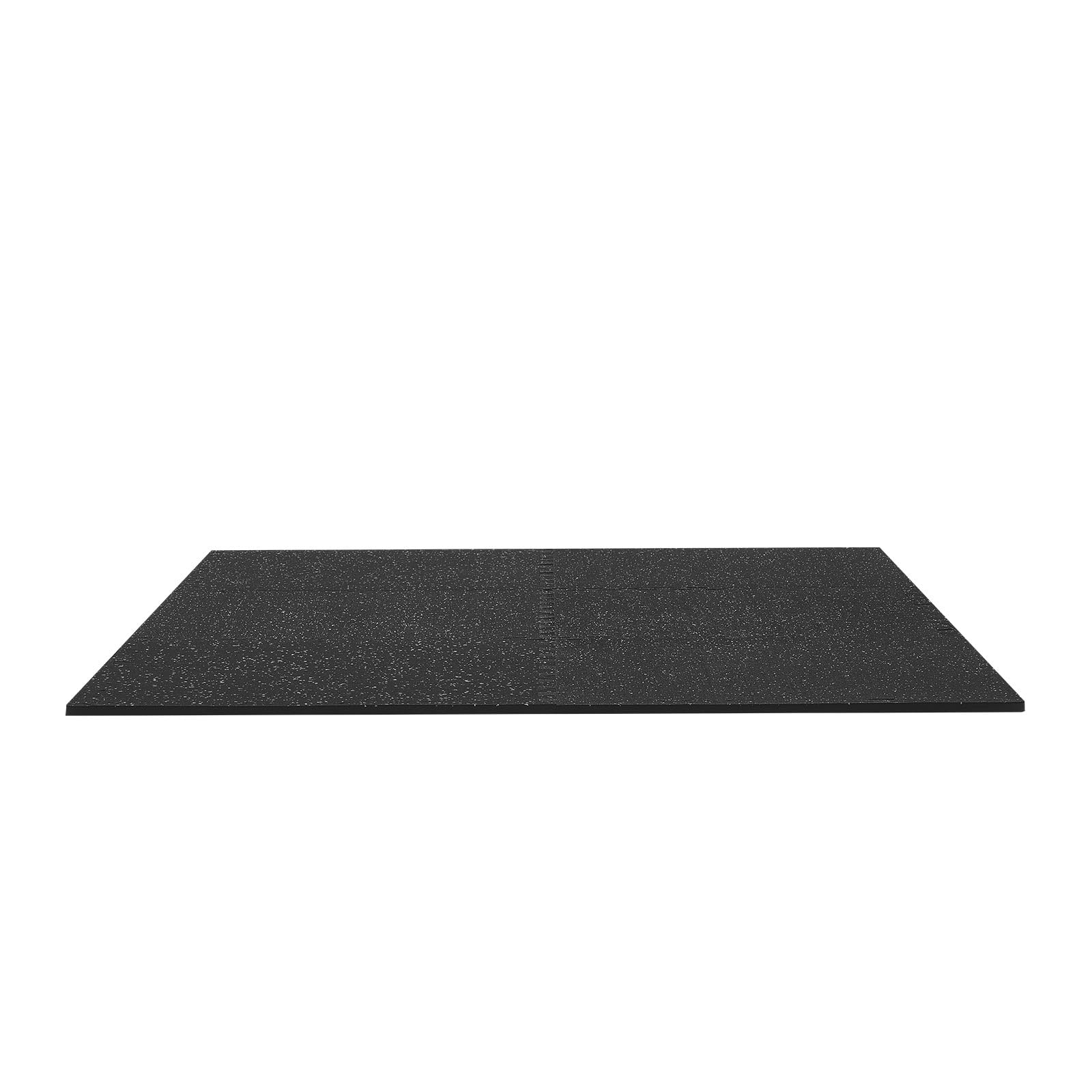 VEVOR Zestaw mat ochronnych na podłogę gimnastyczną 12 sztuk 610 x 610 x 14 mm, maty z pianki EVA Incastro białe kropki maty gimnastyczne biuro szkoleniowe