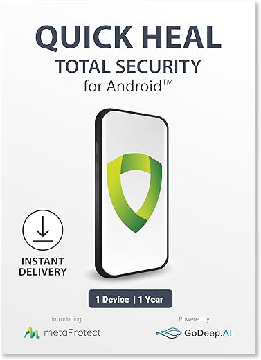 Quick Heal Total Security Latest Version for Android – 1 Device, 1 Year (Instant Delivery)