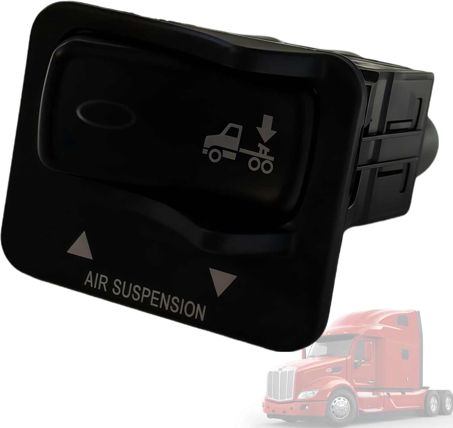 Air Suspension Dump Valve & Rocker Control Switch for Peterbilt - Replaces G90-6022-009BN G906022009BN - Heavy Duty Truck Air Valve Control air Suspension Dump Peterbilt Dump Valve Switch