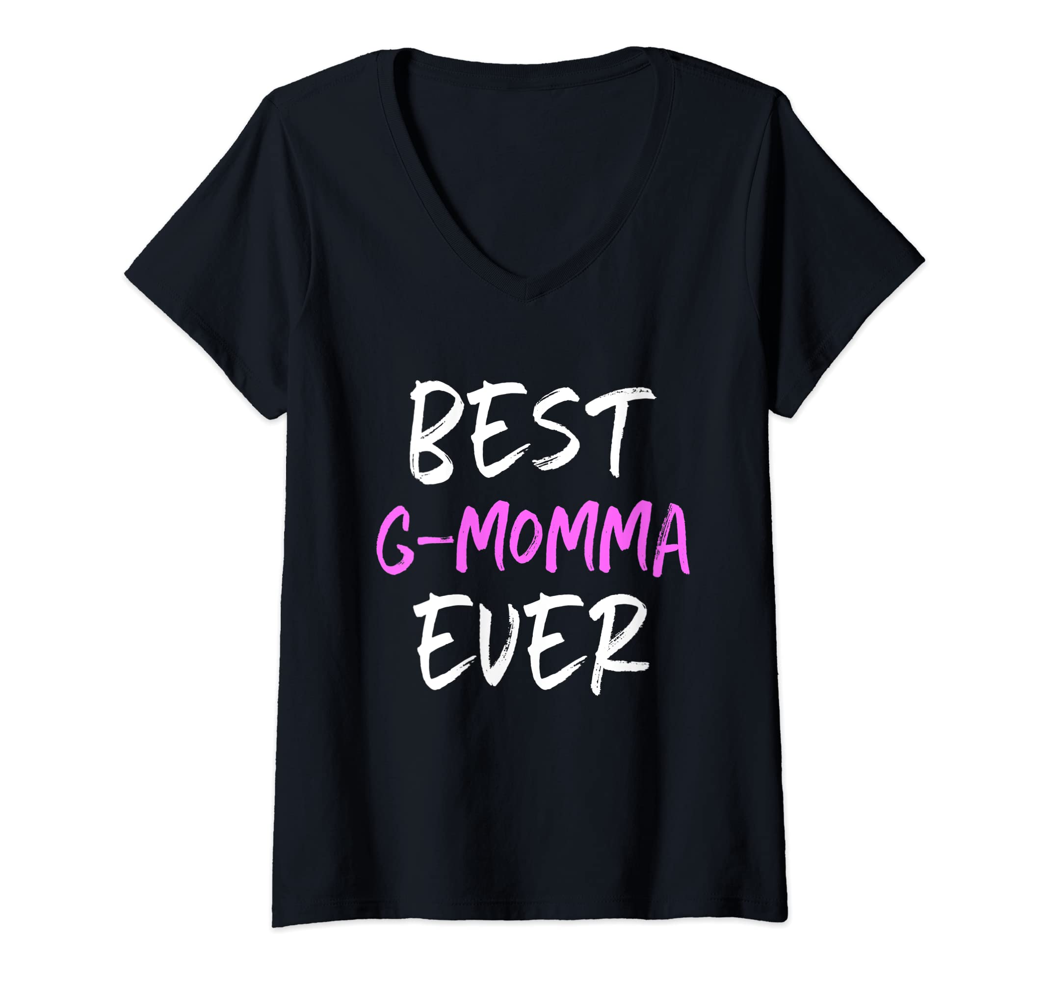 Womens Best G-Momma Ever Cool Funny GMomma V-Neck T-Shirt