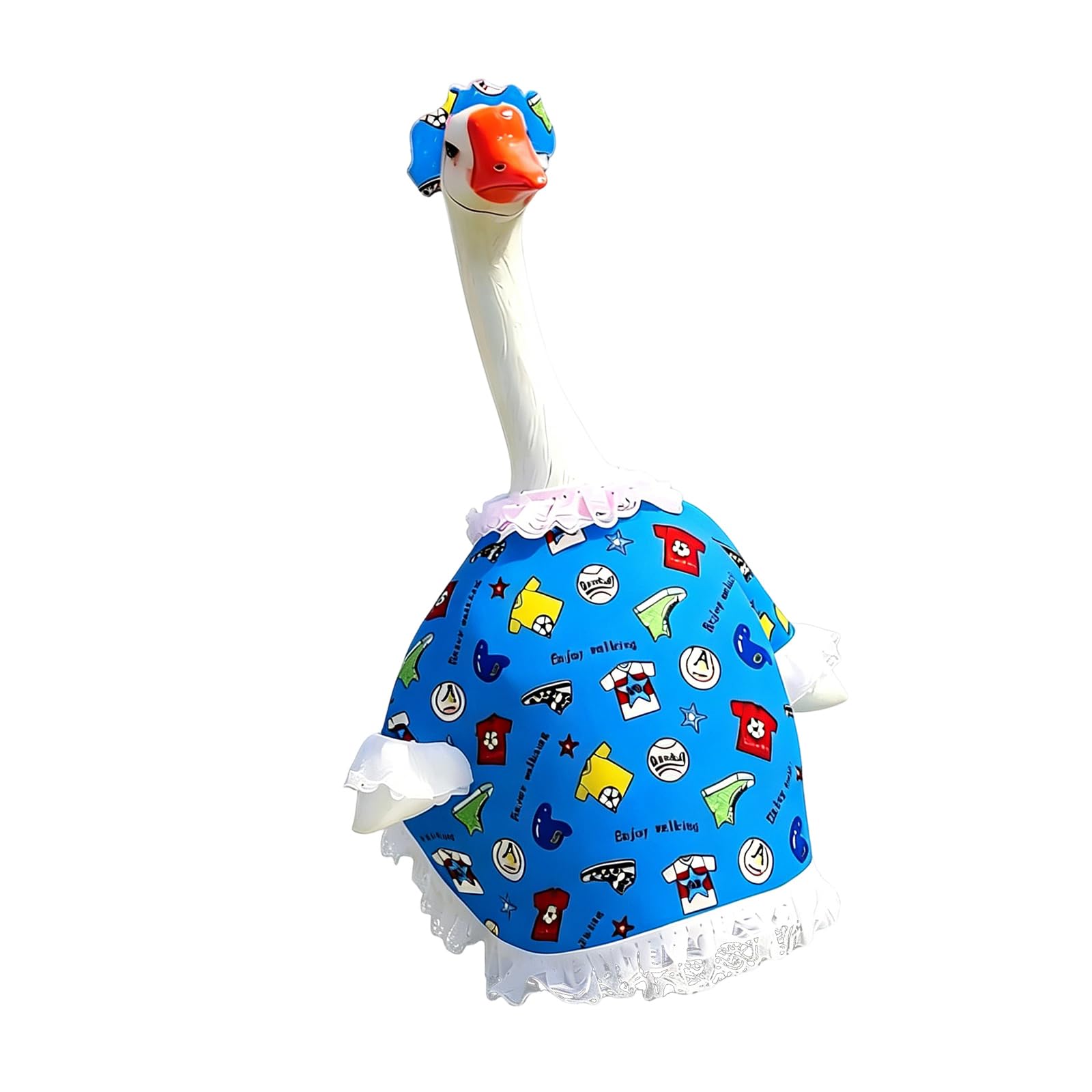 yanzunlrn Referee Geese Outfit Referee Shirt Football Geese Outfit Cement Porch for Pet Statue Outdoor Patio Yard Art Sports Party Decoration
