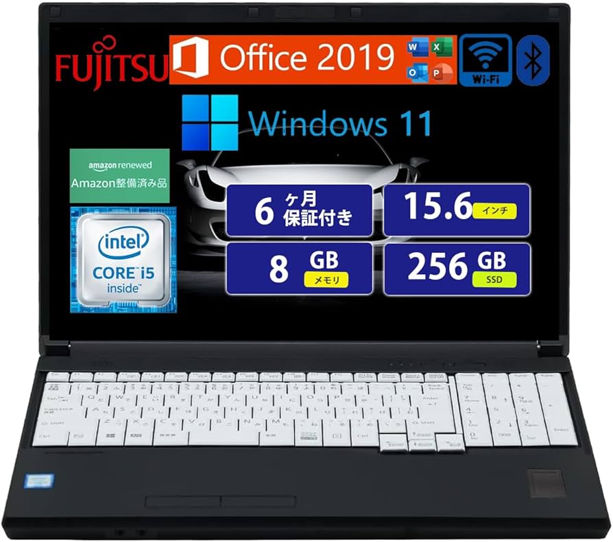 Amazon.co.jp: 【整備済み品】 富士通ノートパソコン FUJITSU LIFEBOOK