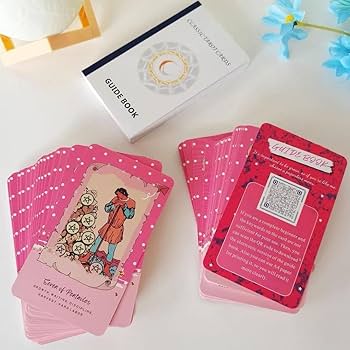 【タロットカード】レアカラー✨薔薇色ローズゴールド仕様 プラスチック製 箱入り Amazon | タロットカード 薔薇 ローズ オラクルカード ピンク