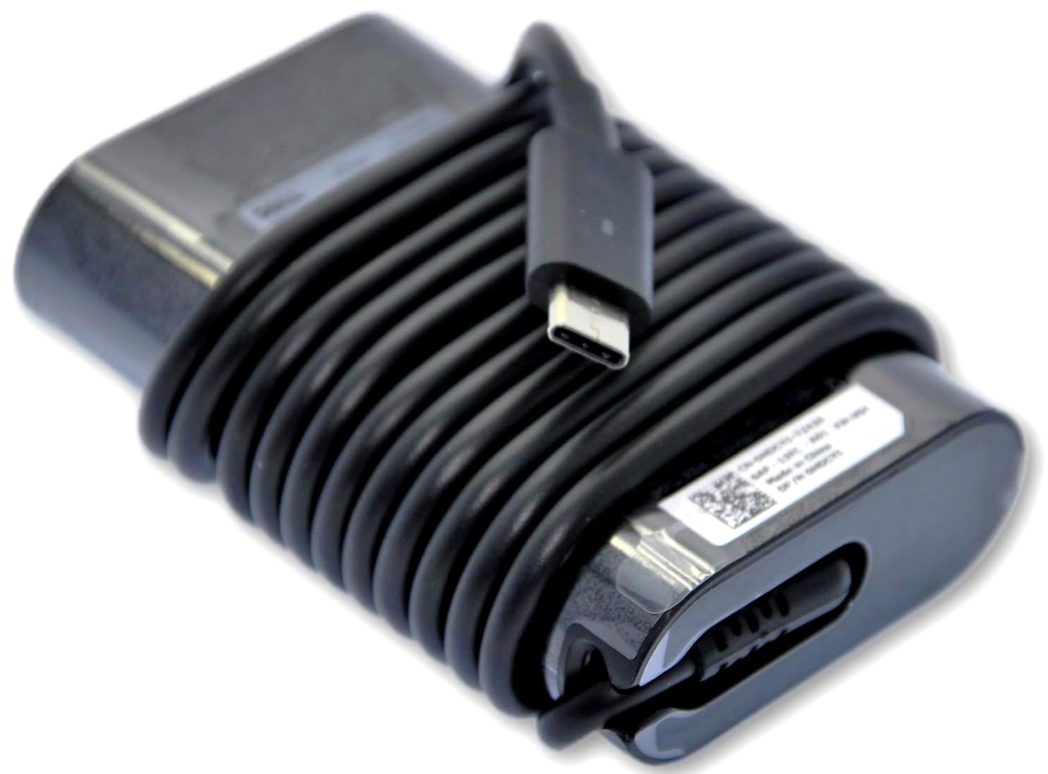 Dell - Alimentatore di rete originale USB-C da 45 W, per Dell Latitude 3390, 5175, 5179, 5285, 5289, 7212, 7275, 7285, 7289, 7389, 7390, XPS 12 9250, 13 9365, 9370, Chromebook 5 190 con Cavo di