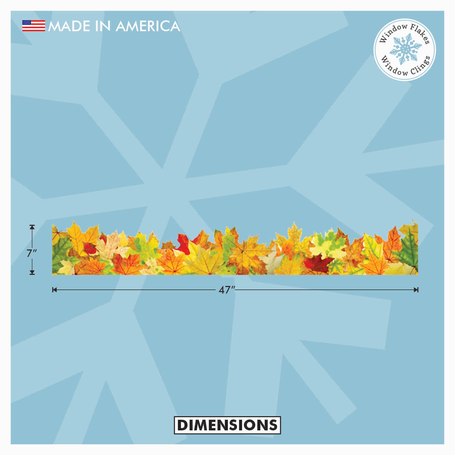 Fall Leaves Wall Decals - Removable Maple Leaf & Pumpkin Stickers For Autumn, Thanksgiving Home Decor - View #6