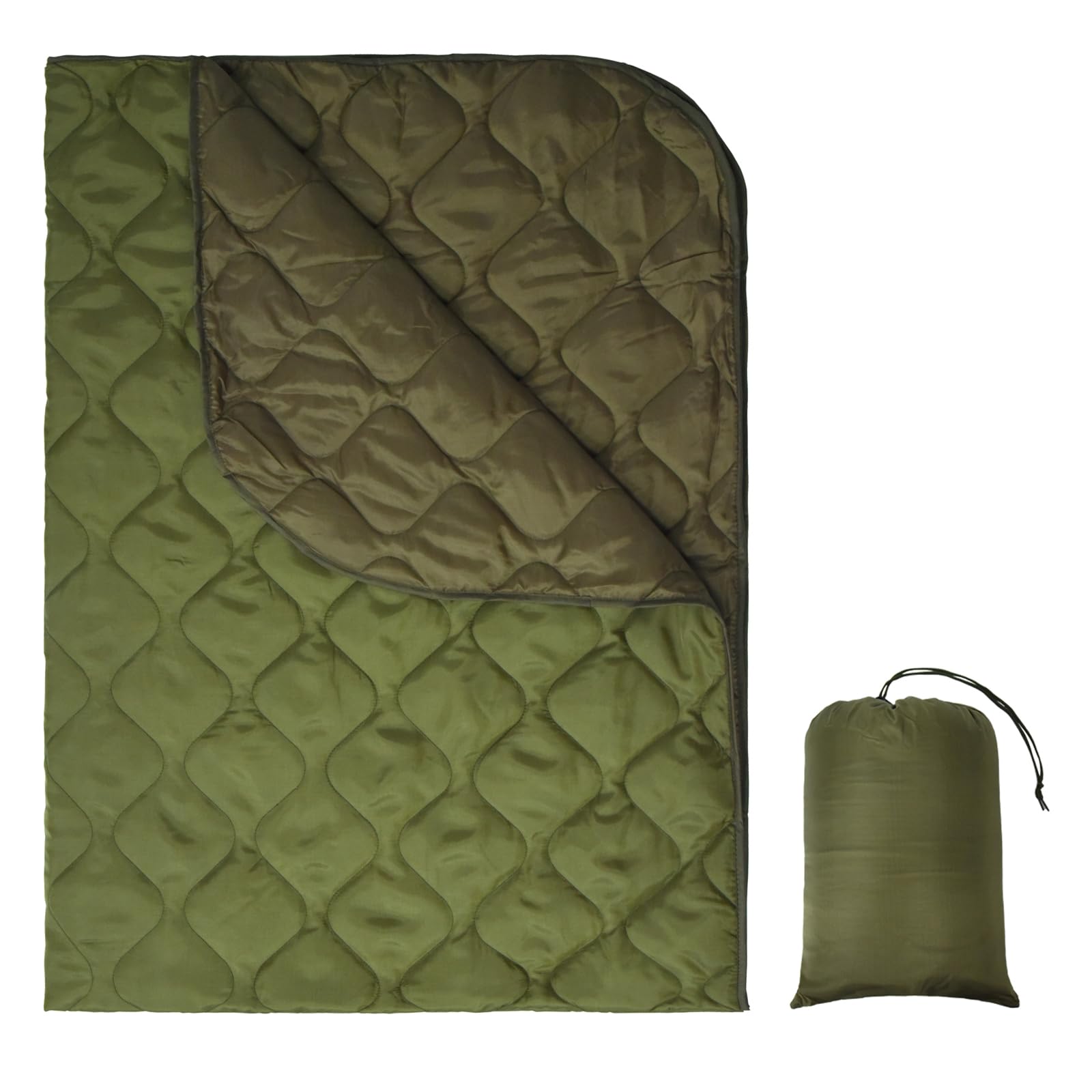YROHGKPN Multiuse Outdoor Blanket Watertight Poncho for Outdoor Camp, Quilt Wearable Light Weight Picnics Mat with Carry Bag Light Weight Picnics Mat