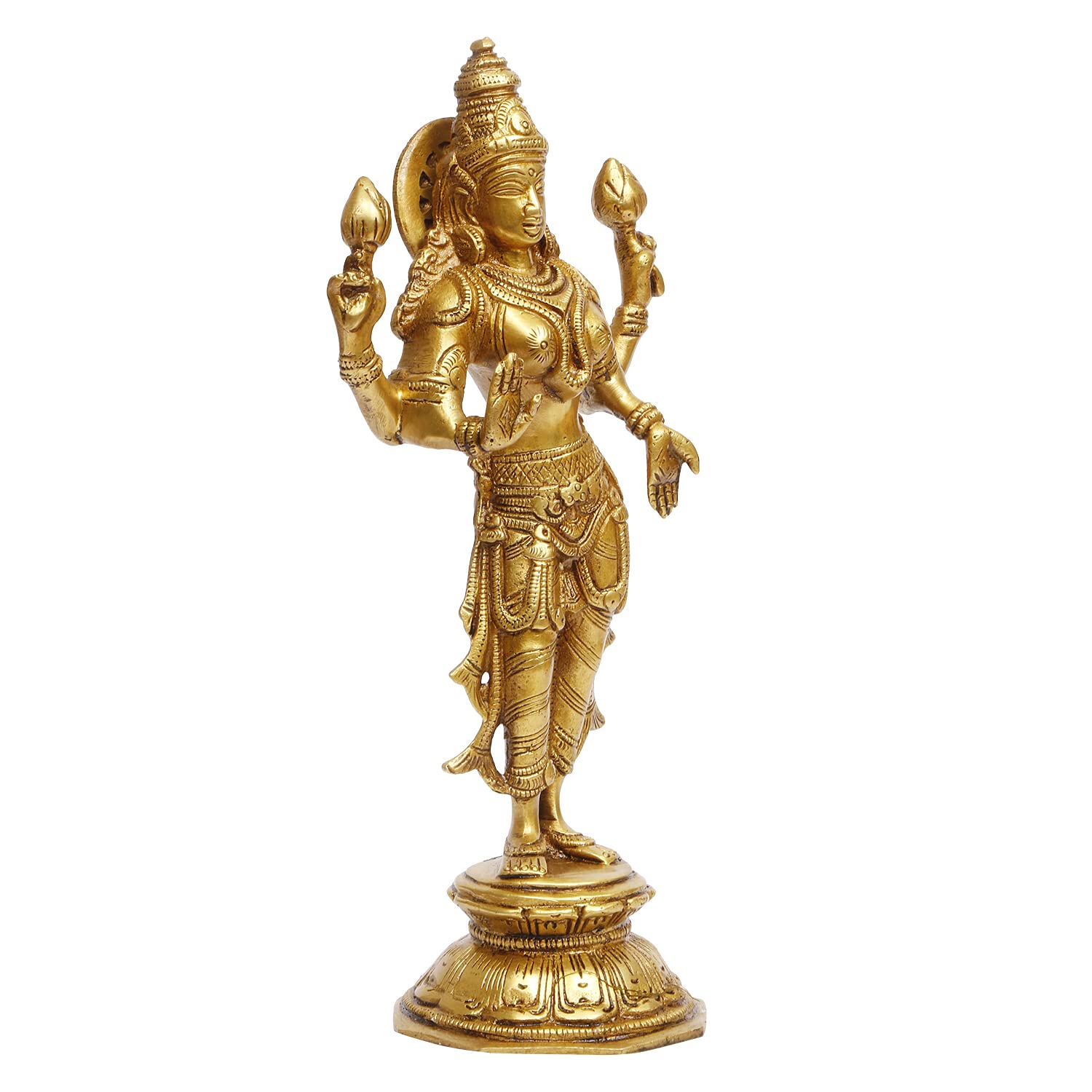 Amazon.com: ARTVARKO Brass Maa Laxmi Murti Lakshmi Standing