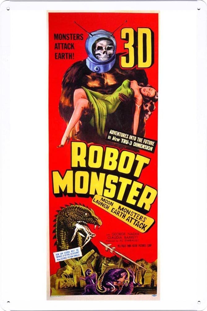 Movie Poster Home Theater Decor Metal Tin Sign Wall Art by