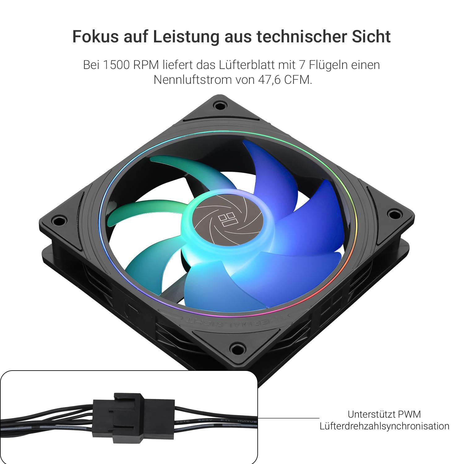 Thermalright TL-C12RB-S V2 TL-C12RW-S V2 Ventola con custodia Ventola di raffreddamento inversa 5V 3PIN ARGB PWM Silenzioso 1500RPM 120mm Custodia Air CPU Cooler  7
