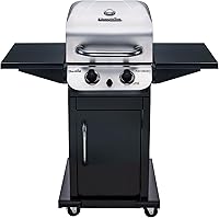 Char-Broil Performance 2-Burner Propane Gas Grill, Stainless Steel Cabinet, 300 Sq In Cooking Space, 24K BTU - 463673519P1