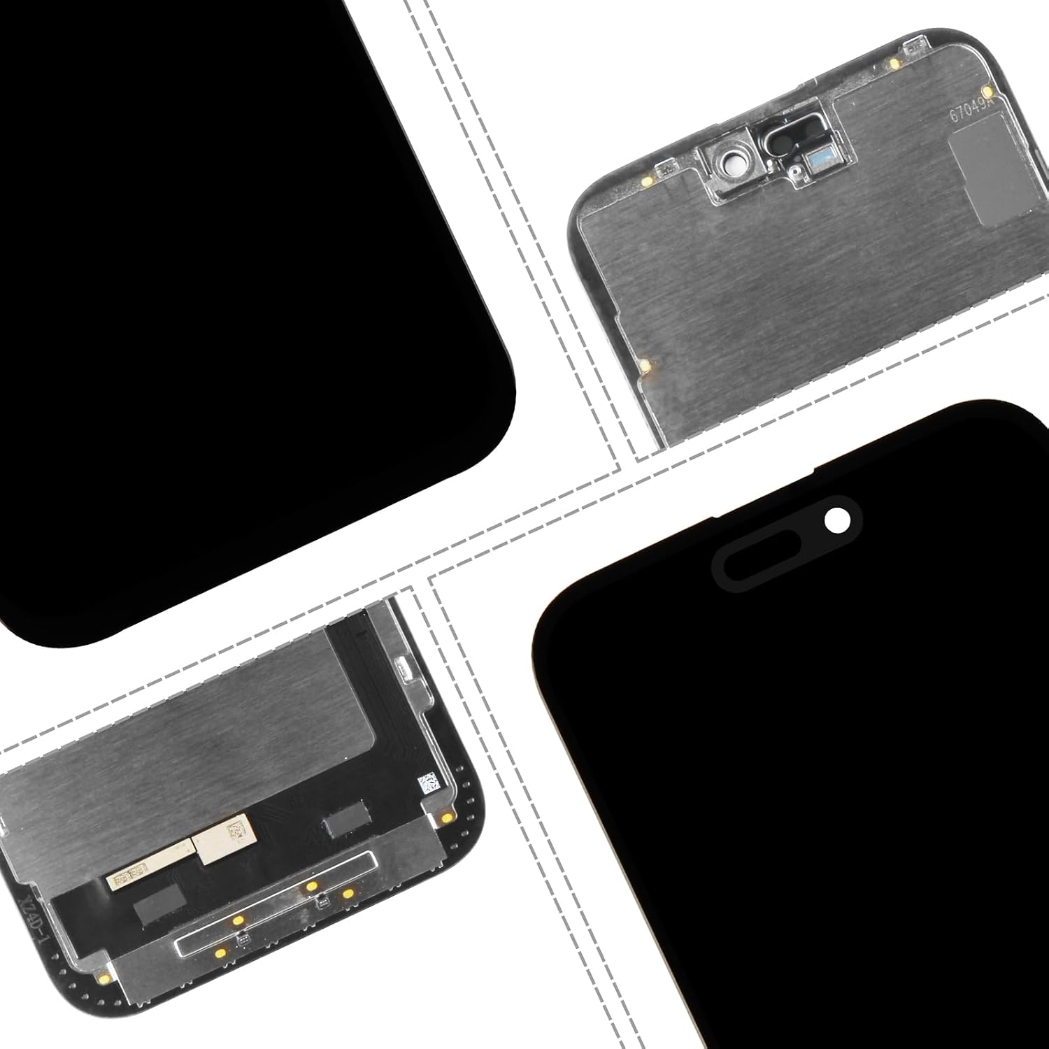 for iPhone 15 Plus Screen Replacement,LCD for iPhone 15 Plus Display Digitizer Touch Screen Assembly with Repair Kits for Model A3094 A2847 A3093 A3096