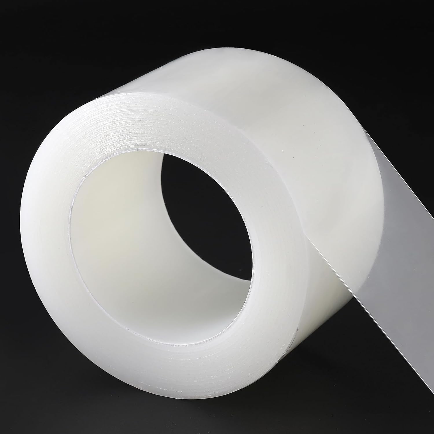 ZZRANYE Transparent Window Weather Sealing Tape, 3 Inch x 55 Yards, Window AC Insulation Sealing Film Tape, No Residue, Clear Window Sealer Plastic Tape