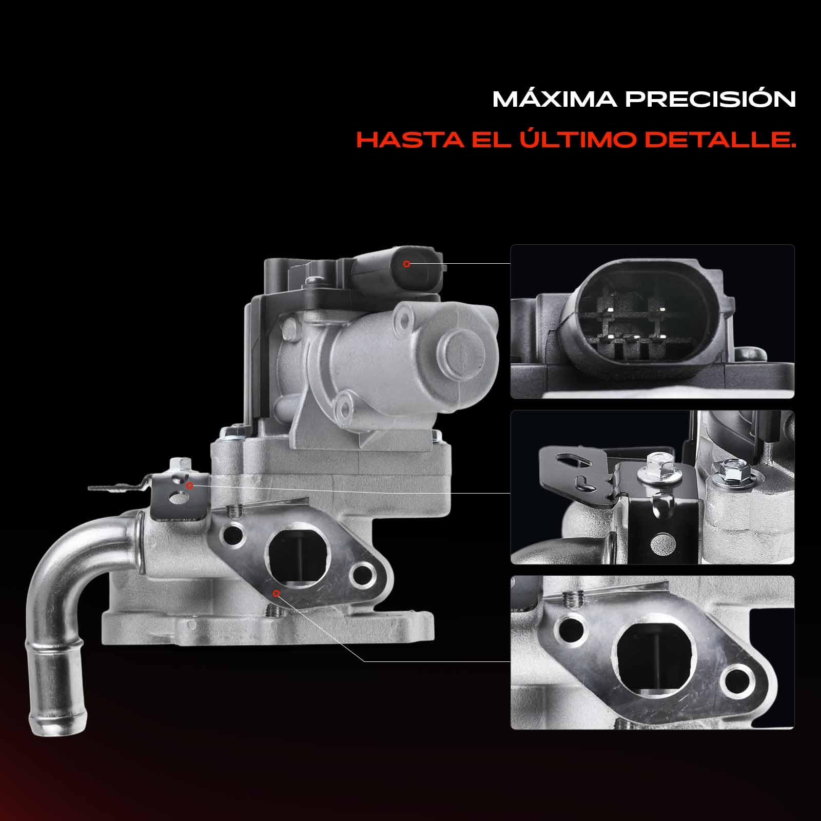 Frankberg Válvula EGR 284102A850 | Compatible con: Sportage SL, Carens IV, iX35 EL ELH LM, i40 VF, Optima FSGDS6B, i40 CW VF