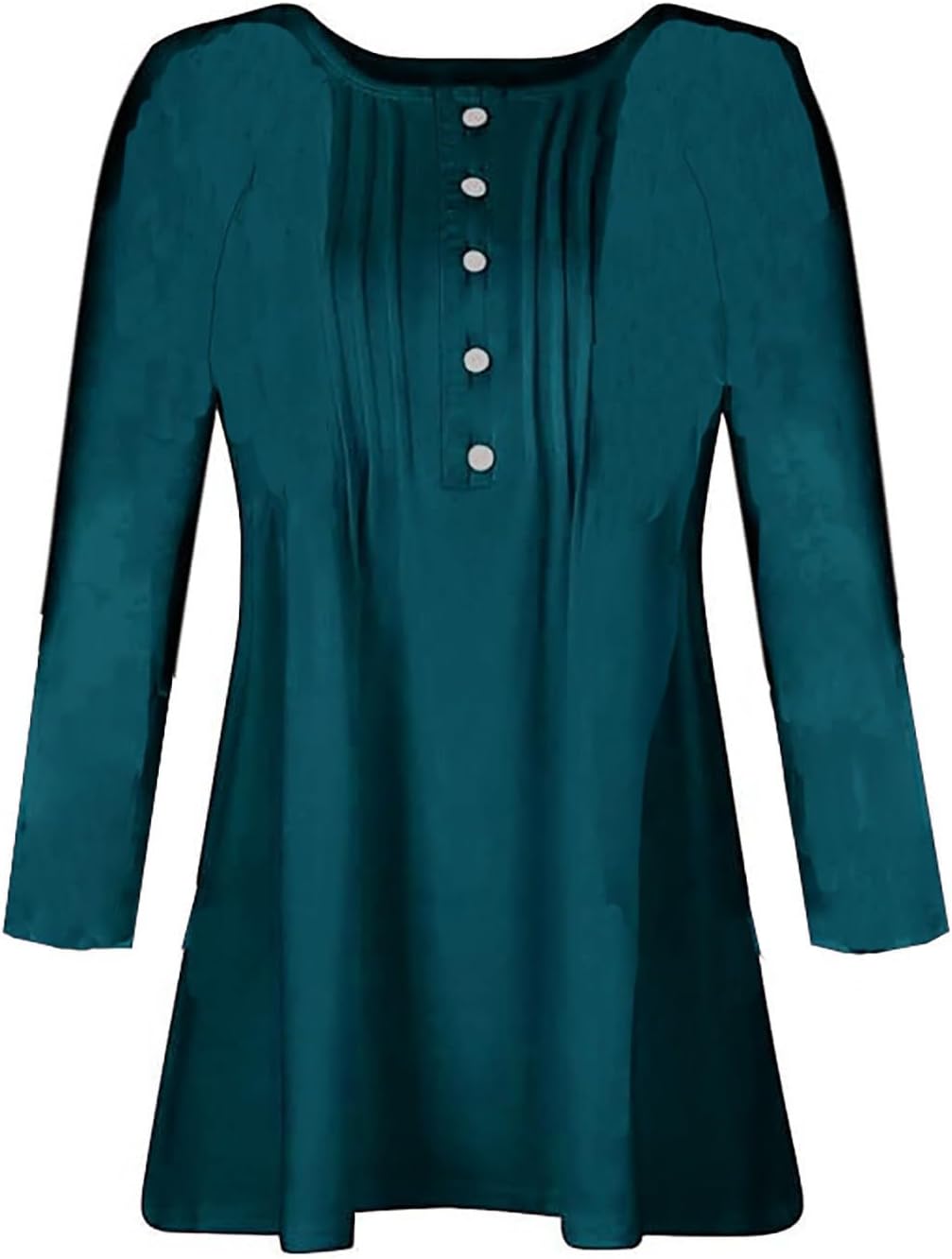 Lmdudan Women Pleated Button Down Velvet Tunic Tops Dressy Loose Elegant Dressy Shirts Long Sleeve Party Blouses Plus Size