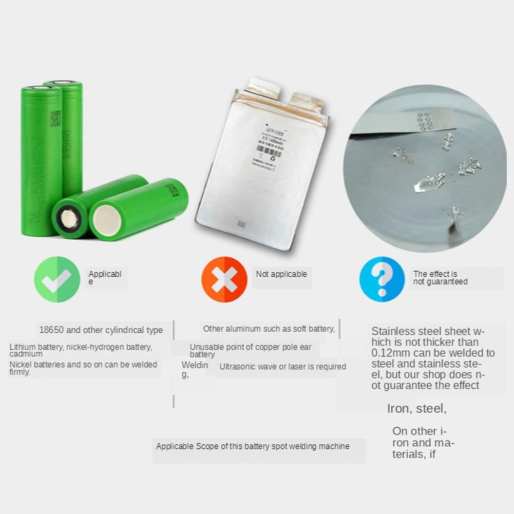 Promo Discount Up To 70% Off DIY Mini Spot Welder with 4 Output Power, Household DIY Nickel Belt Portable Spot Welder with Aluminum Alloy Shell and 2Pcs x Welding Pen