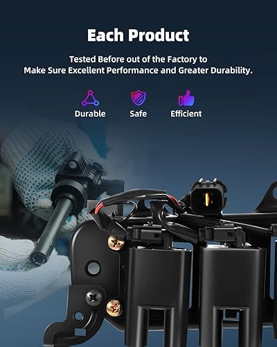 Vista 1932 de ECCPP Bobinas de encendido portátiles de repuesto para automóvil compatibles con Infiniti I30/para Nissan Maxima 3.0L V6 2000-2001 Reemplazo