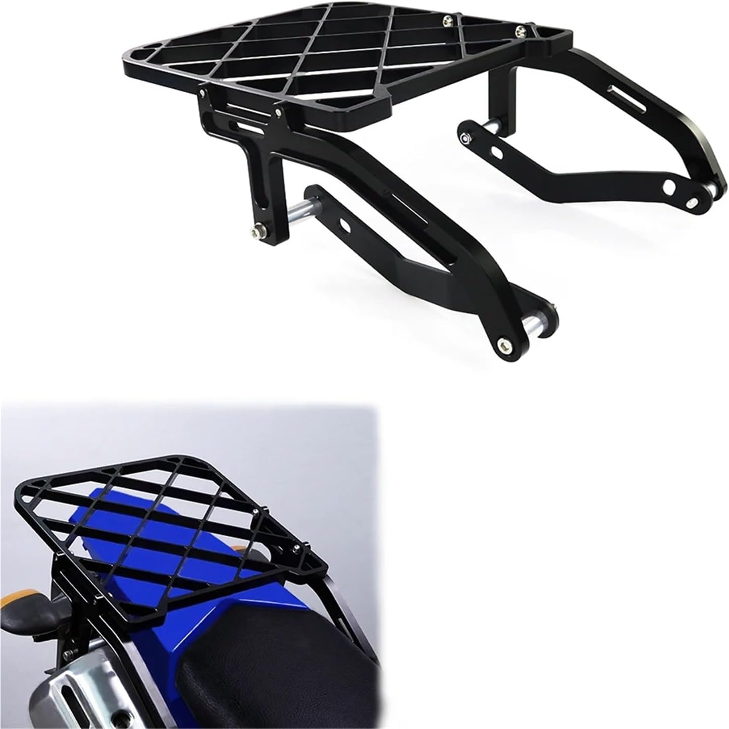 Replacement Motorcycle Rear Fender Rack Luggage Detachable Mounting Support Holder for Yamaha XT250 2008-2021 2022 2023 2024 2025