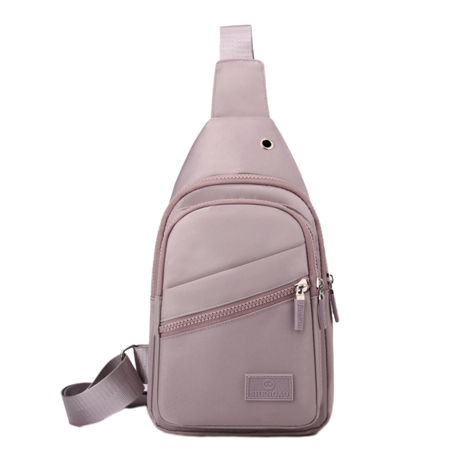 Chest Bag for Men Women Sling Backpack with USB Hole Crossbody Sling Bag